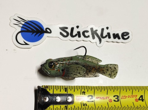 SLICKLINE 3" Round Goby Minnow Soft Plastic Swimbait 1/3 oz Fishing Lure 2 Pack - Picture 18 of 40