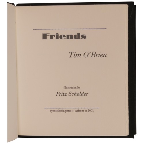 Tim O'Brien / Friends and Enemies Signed Lettered 1st Edition 2001 - Picture 3 of 7