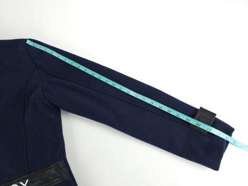 BBC Exclusive Hot Topic Doctor Who Tardis Time Wool Double Breast Peacoat Small - Picture 14 of 14