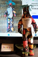 Dammit Doll Stress Relief Gag Gift 12” Blue Hair 2024