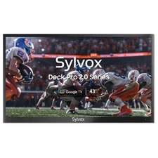 SYLVOX Outdoor TV 43'' Weatherproof Smart TV 4K HDR10 with voice assistant