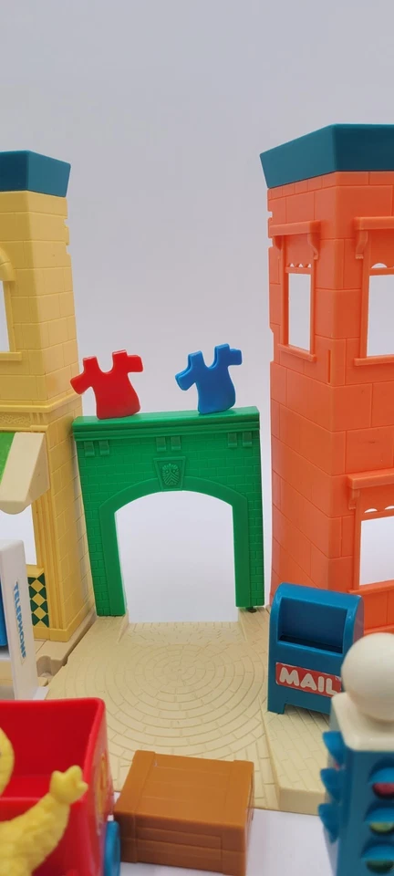 Vintage Ilco 123 Sesame Street Playset. Nearly complete. Many accessories. VGUC - Image 4 of 4
