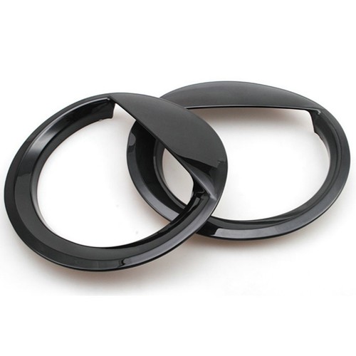 Front Angry Eyes Style Light Headlight Trim Cover For Jeep Patriot 2011-2017 - Picture 4 of 10