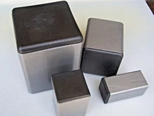 Plastic Insert Caps the open end of 1-3/4" Square Tube 10-12 gauge wall