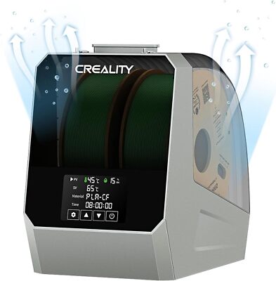 Creality 2 Rollen 3D Drucker Filament Trockner Space Pi Plus w/ 360° Heating PTC