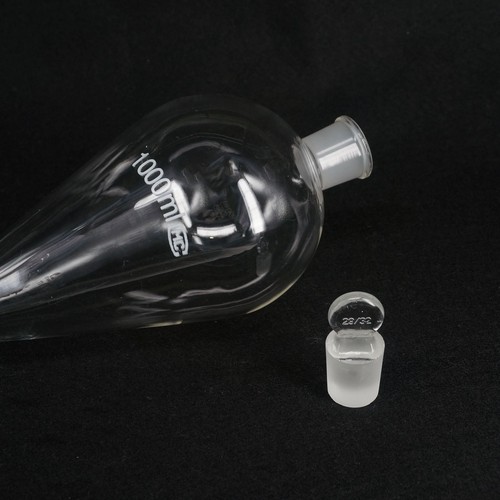 60-1000ML Standard Stopper Pear Shaped Separatory Funnel with Glass Stopcock - Picture 28 of 29