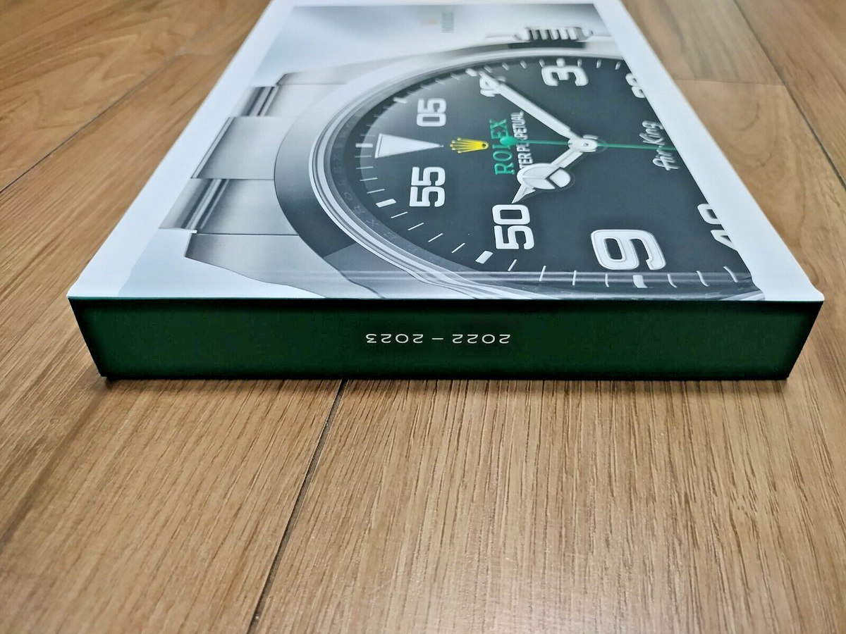Rolex Green 2 Paper Shopping Gift Bag & Catalog 2022-2023