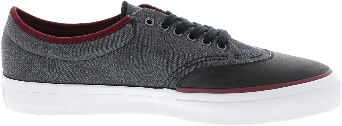 Unisex Converse Crimson Ox Shoes Black Bordeaux Mens 8 Womens