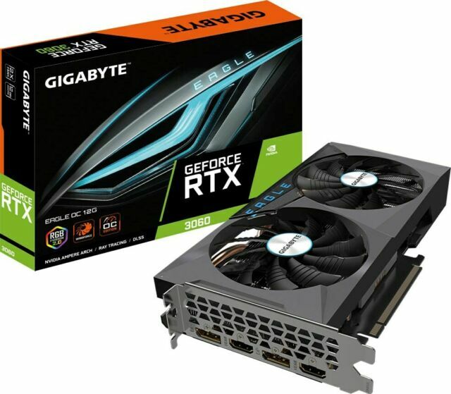 【ジャンク】GeForce RTX 3060 12GB GDDR6 GIGABYTE GeForce RTX 3060 12GB GDDR6 Graphics Card