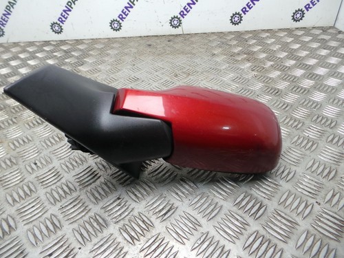 Espejo de puerta eléctrico rojo Renault Megane II 2003-2009 LH pasajeros Reino Unido TEB76 - Imagen 6 de 7