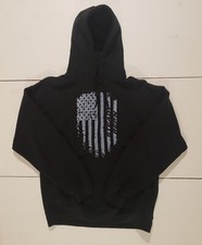 Boys American Flag Hoodie Size - Medium Good Condition