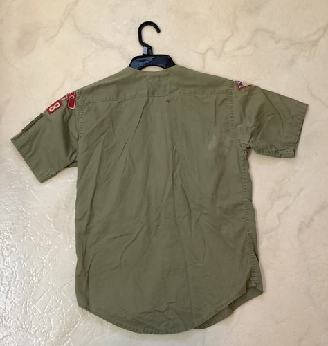 Camicia Vintage Boy Scouts Of America BSA Ufficiale Boys Troop 198 Hatfield, IN - Foto 2 di 8