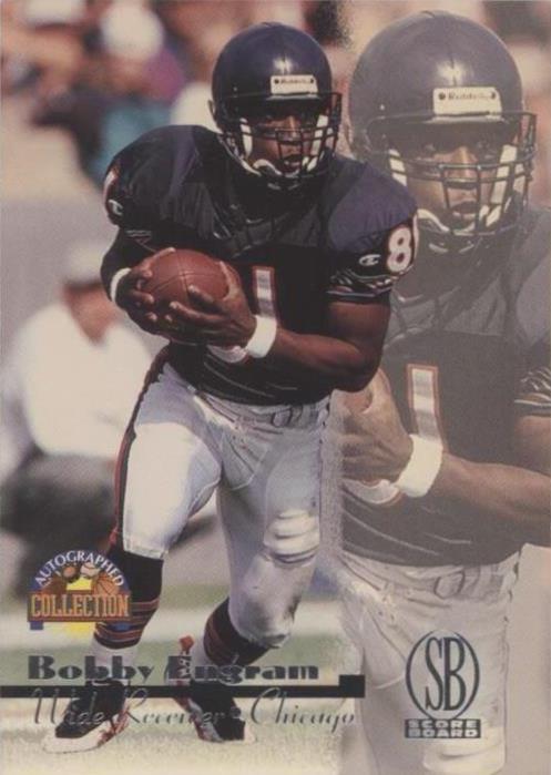 1996 Score Board Autographed Collection Bobby Engram #37 - 1 of 2
