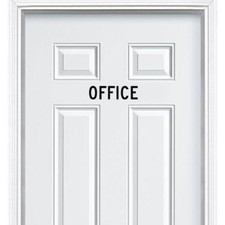 Office Entrance Sign Sticker for Door Wall Window Art Decor Vinyl Decal Sign