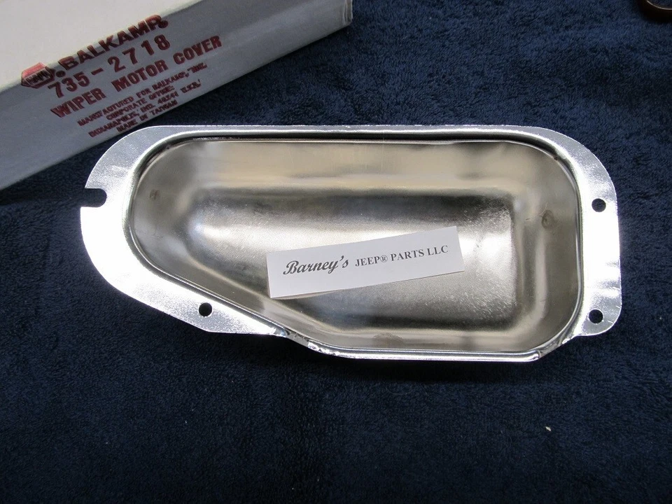 FITS JEEP CJ5 CJ6 1968-1975 CHROME WIPER MOTOR COVER NAPA NOS! - Изображение 3 из 3