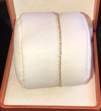 Bracciale catena argento sterling fantasia intrecciata italiana intrecciata firmato vintage 7,25”