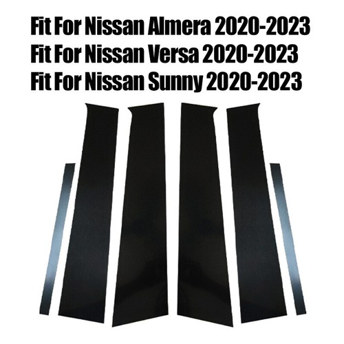 For Nissan Sentra Titan Armada Maxima Window Pillar Posts Cover Door Decal Trim - Picture 25 of 25