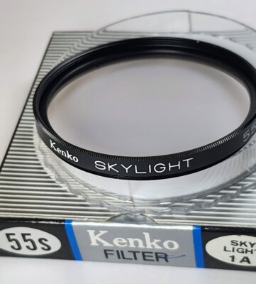 55mm Skylight 1A Glass Lens Filter Japan Genuine 55-SK sklight1A Kenko E-55 E55
