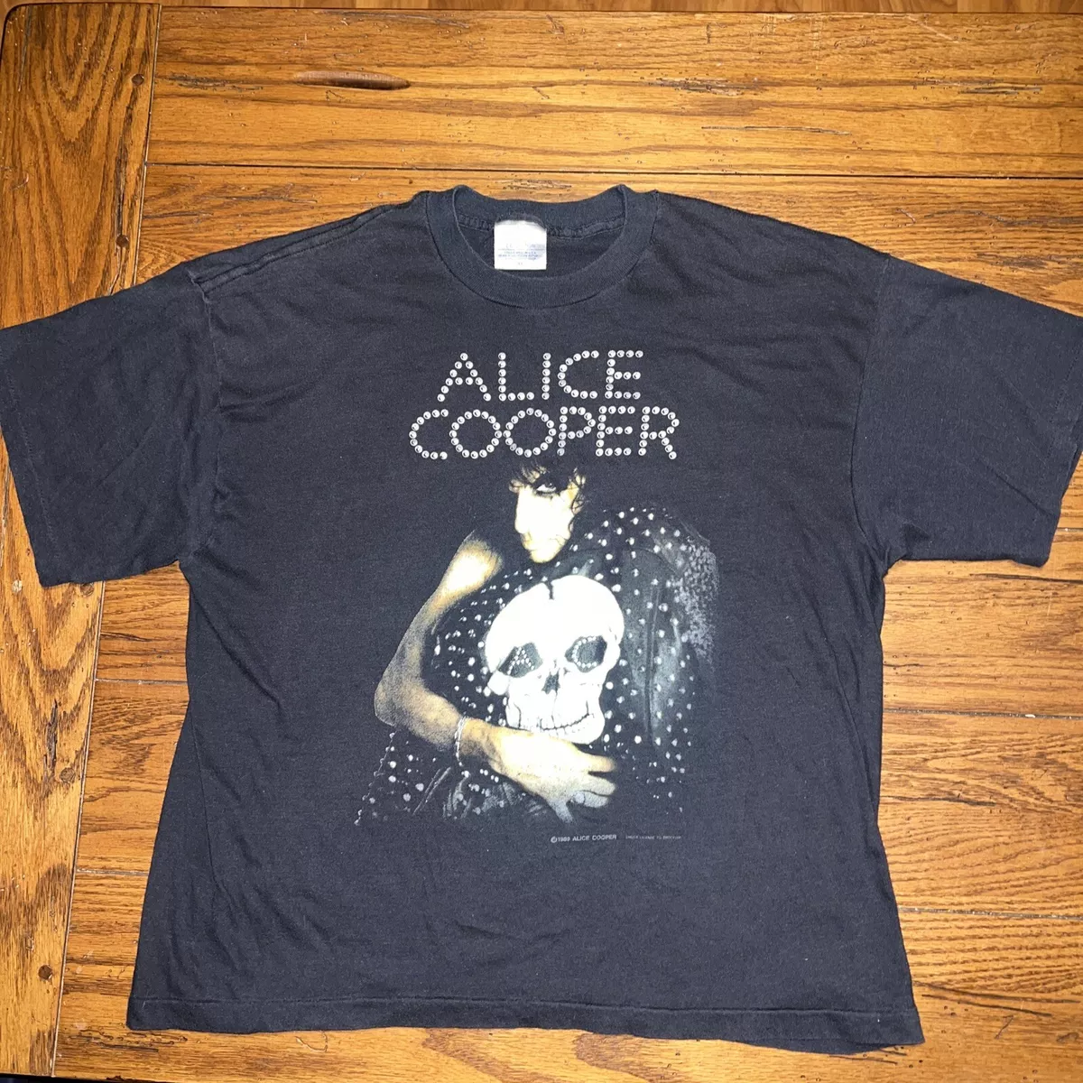 Alice Cooper Trash Tour Vintage T-Shirt XL 1989