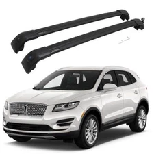 Lockable Roof Rail Cross Bar Fit for Lincoln MKC 2015-2019 Cargo Carrier Racks