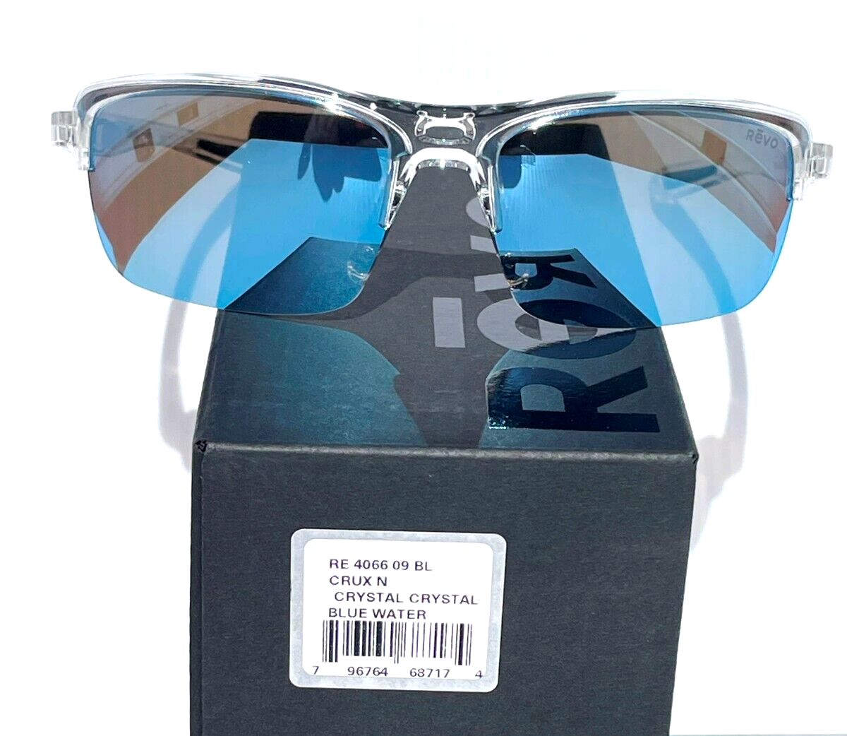 NEW REVO CRUX N Crystal Clear POLARIZED Blue Water Lens