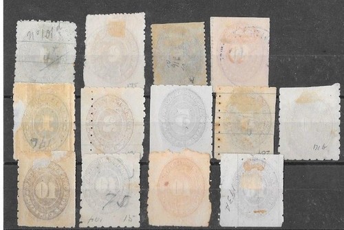 MÉXICO 1887 SCOTT 190//204 GRUPO DE PERFEC SEIS VARIEDADES. - Imagen 2 de 2