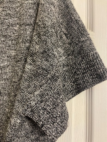 NWT $178 Eileen Fisher Black Organic Cotton Elbow Sleeve Pullover 3X - Picture 4 of 5