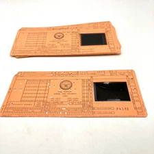 15 DoD vintage computer punch/engineering dual purpose document, 1966  orange