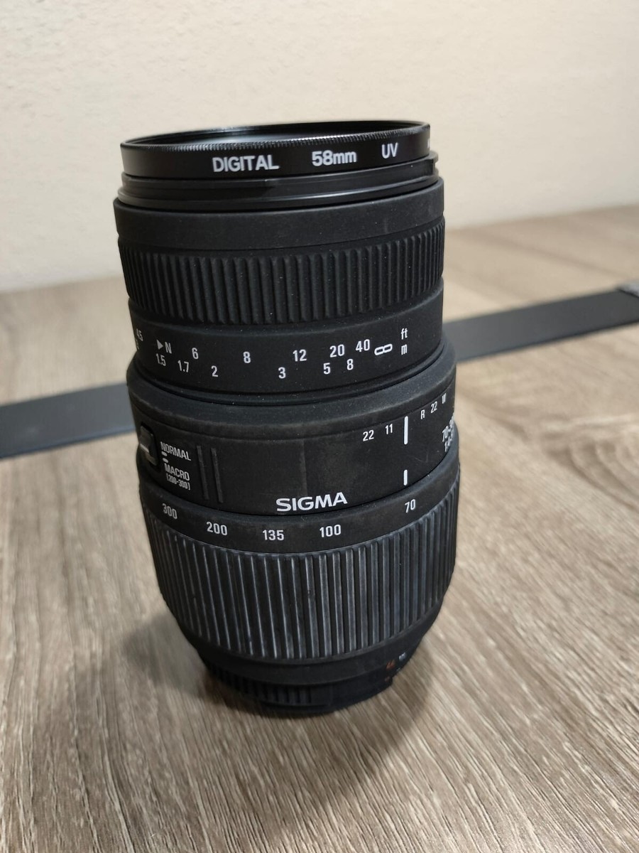 Sigma DG 70-300mm 1:4-5.6 Macro Lense | eBay