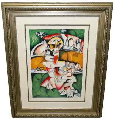 Alexandra Nechita、Luceafarul、希少画集画、新品額装付 Alexandra Nechita Archives - White Knight Auction