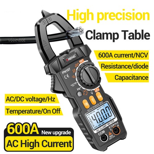Digital Clamp Meter Electrical Tester LCD Display Multimeter Professional Tool - Picture 20 of 21