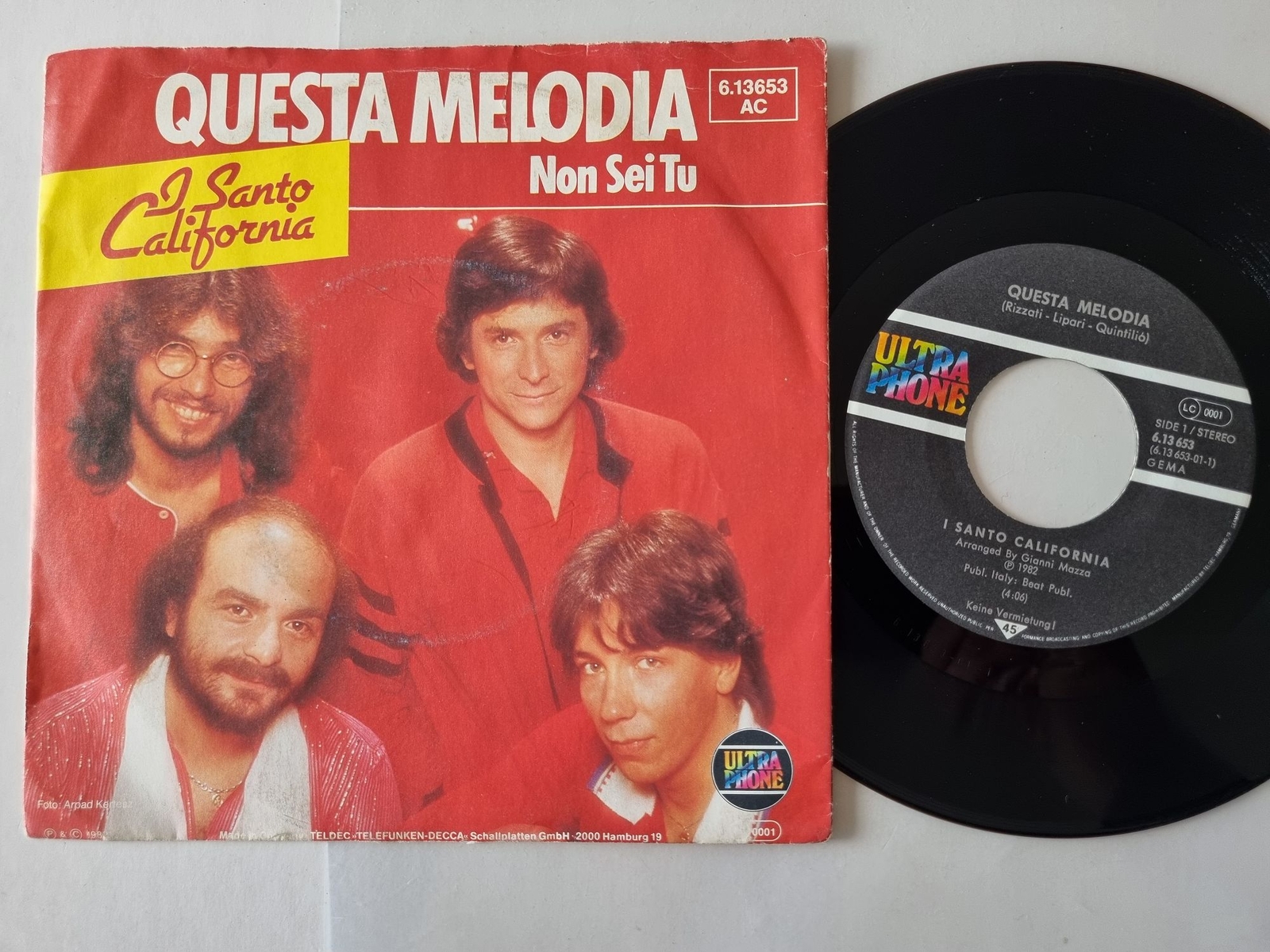 I Santo California - Questa Melodia 7'' Vinyl Germany
