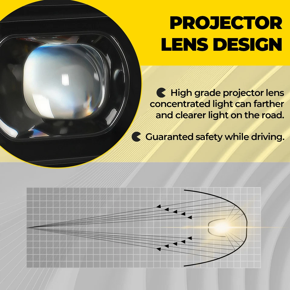 DRL LED Headlights Projector For 2014-2018 GMC Sierra 1500 2015-2019 2500 3500HD Foto 4 de 4