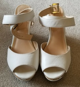 J-Renee-Womens-Sarila-Leather-Open-Toe-Wedge-Sandals-White-9M