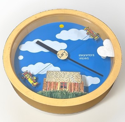 Vintage Imagination II Yachiyo Airplane Wall Clock Ko Mizuyama Japanese 7 