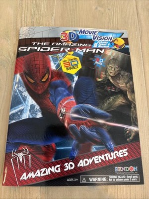 Bendon Spider Man 3D Movie Vision Book