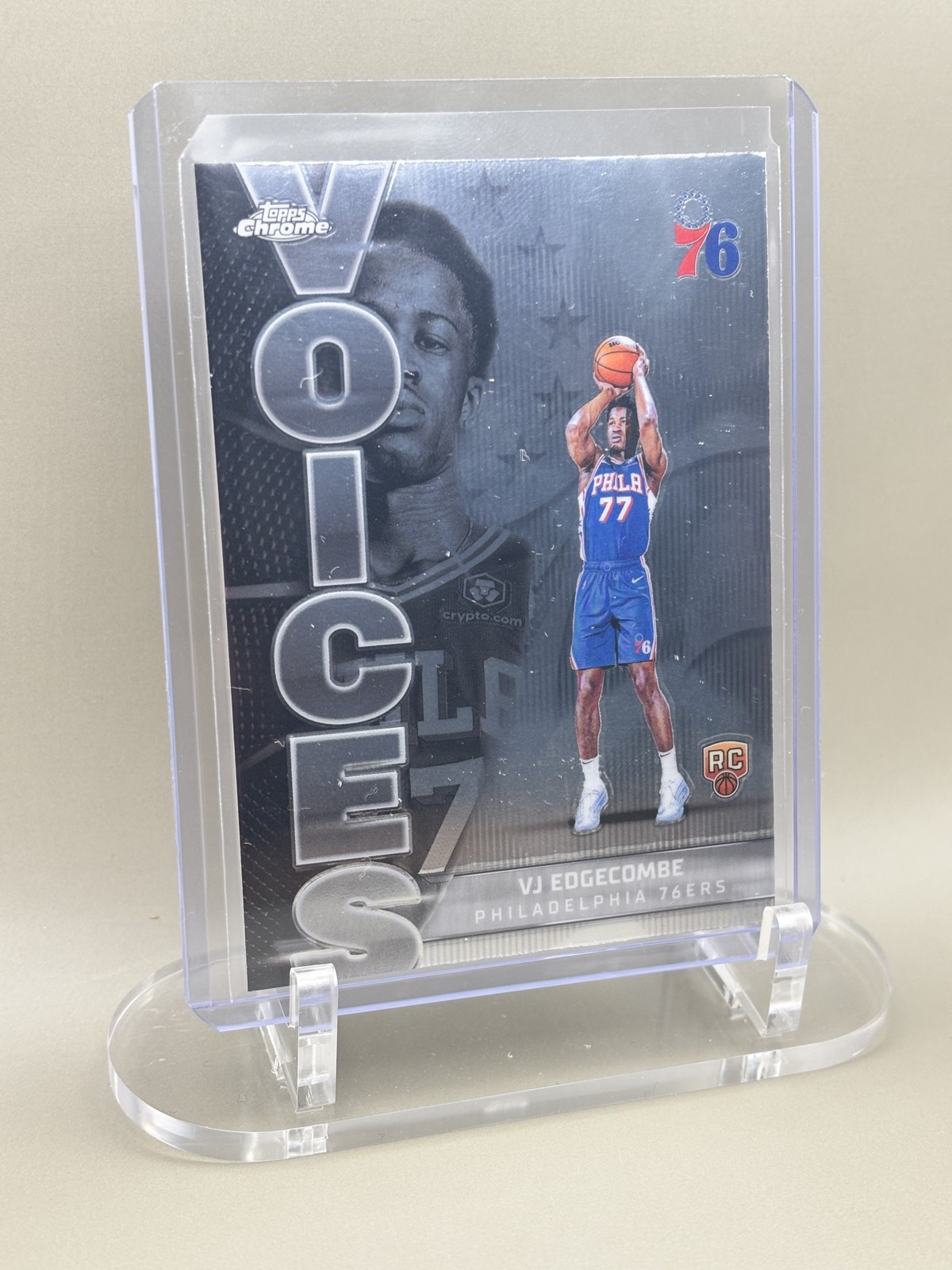 2025-26 Topps Chrome - Voices VJ Edgecombe #VS-8 (RC)