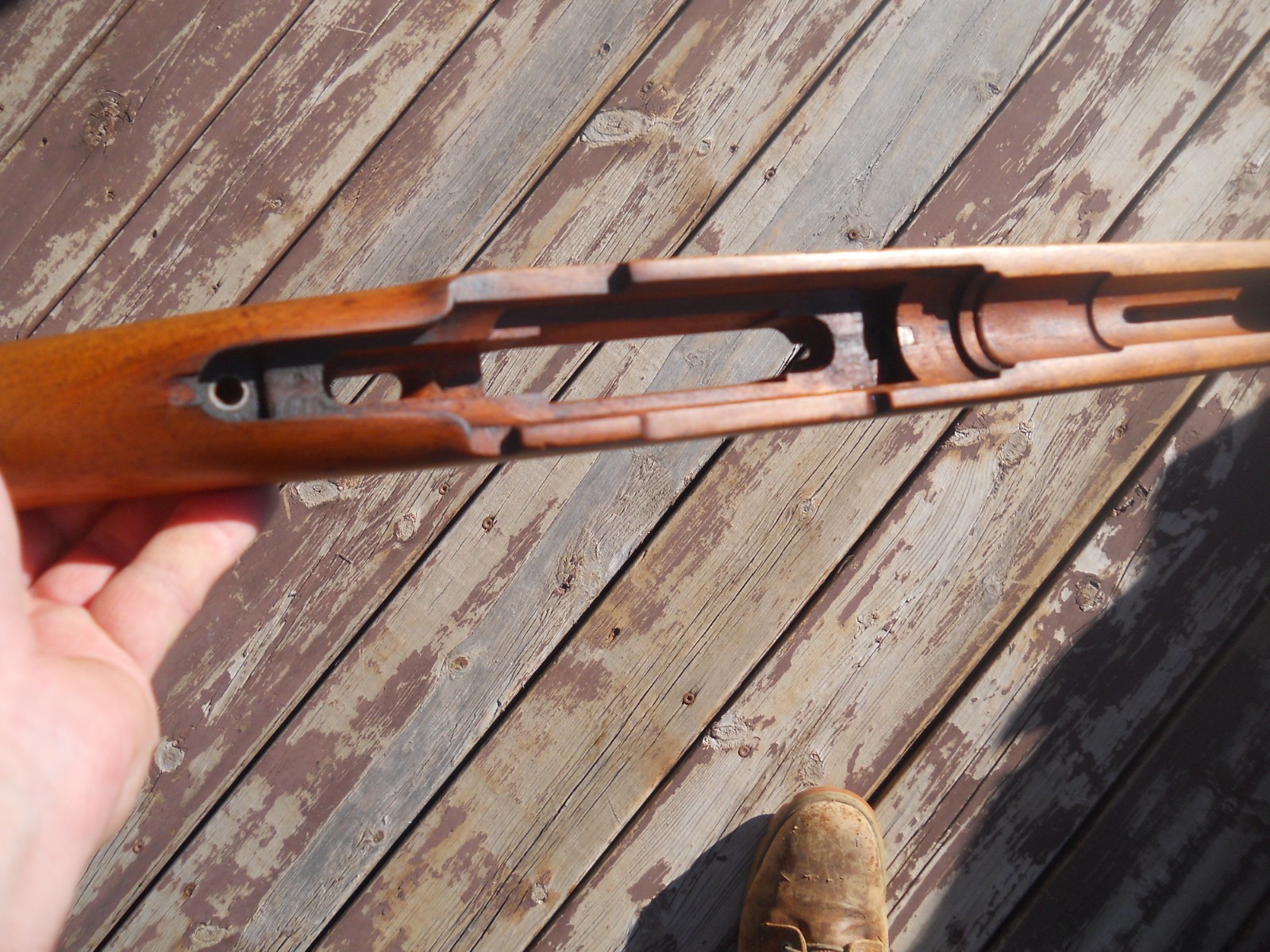 Argentine Mauser model 1891  Rifle wood stock w handguard good acceptance stamps