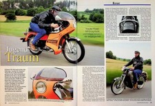 Oldtimer Praxis 2217) Kreidler Florett "Polybauer" in einer seltenen Vorstellung