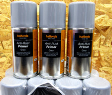 3 x Anti Rust Grey Spray Primer Perfect Finish Aerosol Excellent Cover 150ml