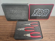 Snap-On Limited Edition 100th Anniversary Pliers Set w/ Case 97ACF 47ACF 87ACF