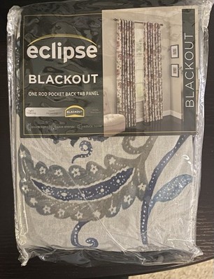 eclipse blackout curtains 54x84 Nina Blue