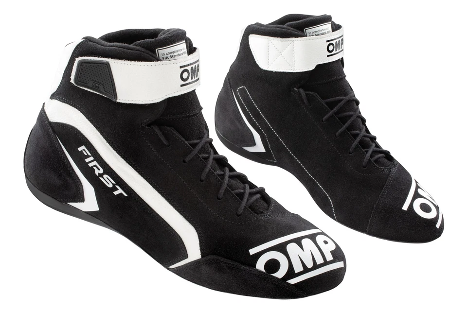 OMP First Race Boots Entry Level Model Leather Fireproof FIA 8856-2018 Approved - Изображение 3 из 4