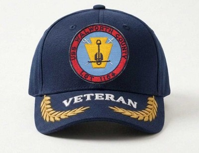 Customized Name Embroidered Hat Uss Walworth County Lst-1164, Veteran Cap, Gift