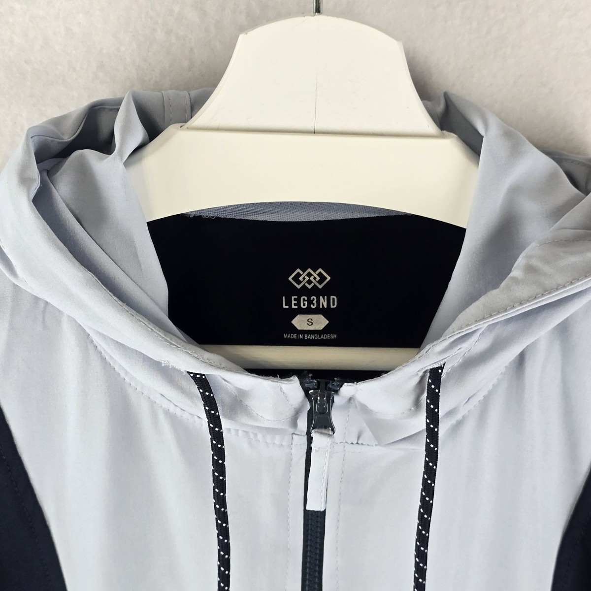 Leg3nd Full Zip Jacket Hood Activewear Sz Small Windbreaker