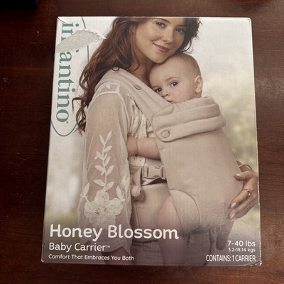 Infantino Baby Carrier Honey Blossom 7-40lbs Newborn to Toddler Open Box