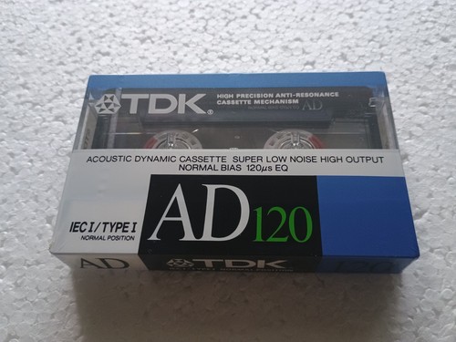 TDK AD 120 Kassette Tape 1988 NEU und OVP - Bild 1 von 2