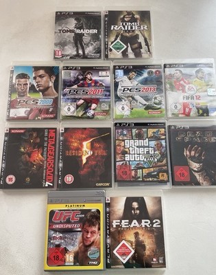 PS3 Playstation 3 | 12 Spiele Bundle Konvolut MGS FEAR DEAD SPACE GTA Resi Fifa