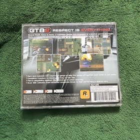 Grand Theft Auto 2 (Sega Dreamcast, 2000) Case And Manual Only No Game