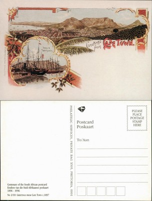 Postcard Kapstadt Kaapstad GREETINGS FROM CAPE TOWN REPRO AK 1897/2002